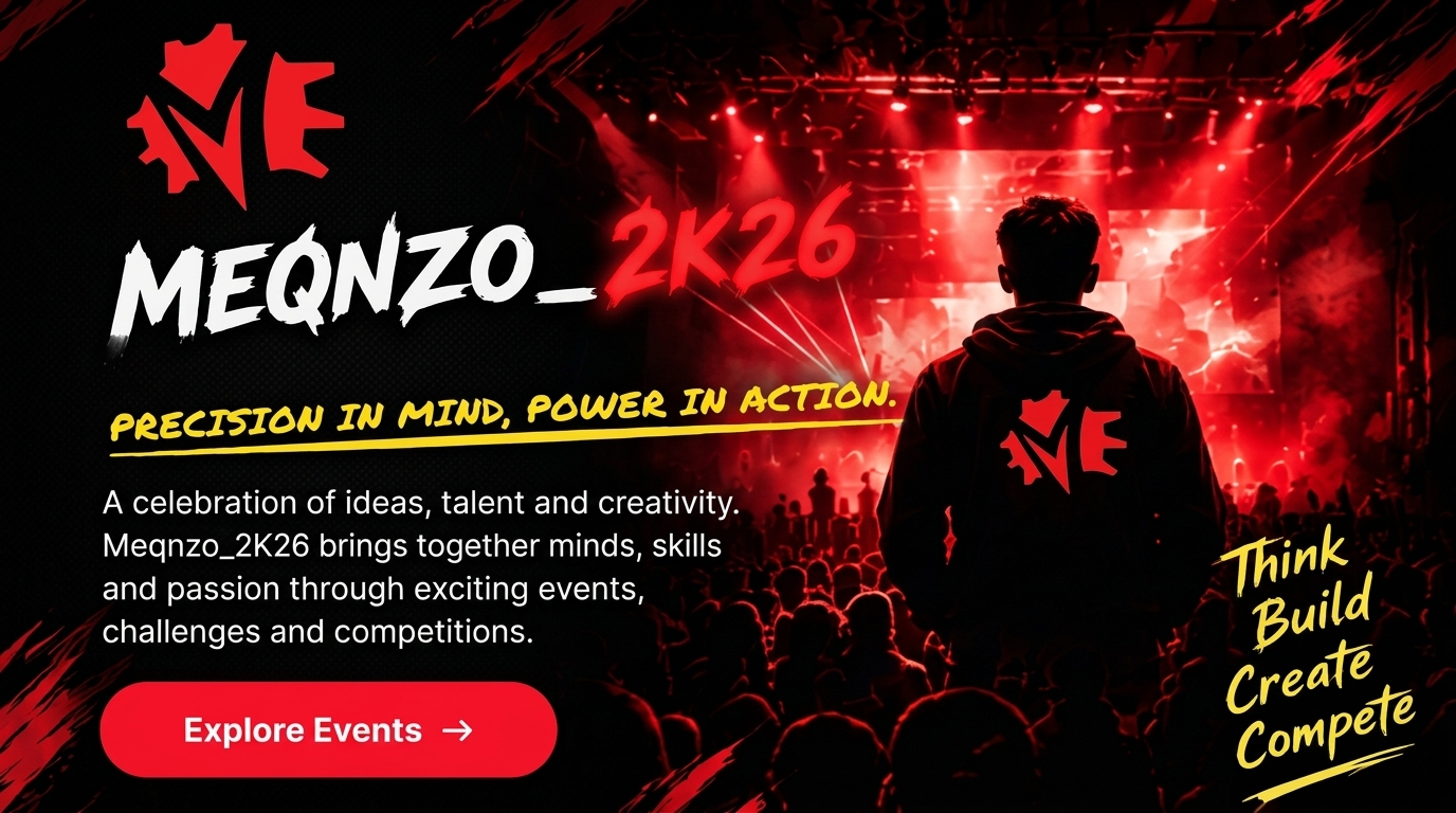 MEQNZO 2K26 - Precision in Mind, Power in Action